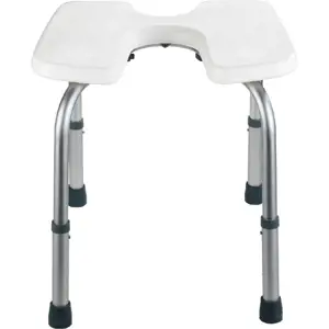 Stolička do sprchy Wenko Hygienic Stool White, 53 x 46 cm