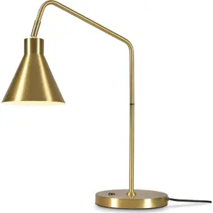 Produkt Stolní lampa s kovovým stínidlem ve zlaté barvě (výška 55 cm) Lyon – it's about RoMi