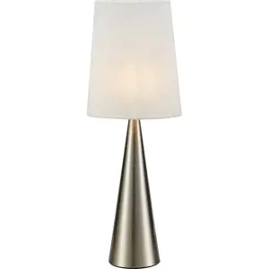 Stolní lampa v bílo-stříbrné barvě (výška 64 cm) Conus – Markslöjd