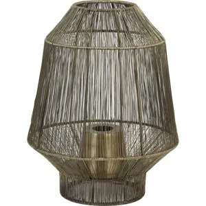 Produkt Stolní lampa v bronzové barvě (výška 38 cm) Vitora – Light & Living