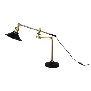 Produkt Stolní lampa v černé a zlaté barvě (výška 50 cm) Penelope – Dutchbone