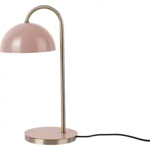 Stolní lampa v matné růžové barvě Leitmotiv Decova