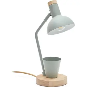 Stolní lampa v mentolové barvě s kovovým stínidlem (výška 37 cm) Katia – Kave Home