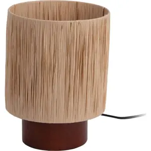 Stolní lampa v přírodní barvě se stínidlem z papírového výpletu (výška 28,5 cm) Sheer – Leitmotiv