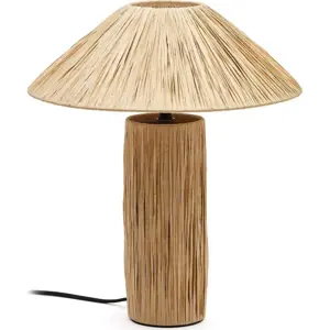 Stolní lampa v přírodní barvě (výška 41 cm) Samse – Kave Home