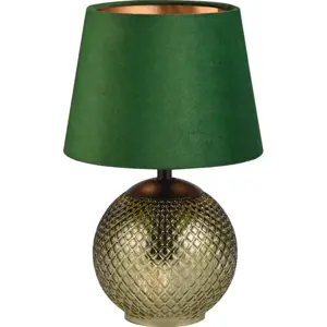 Stolní lampa v zeleno-bronzové barvě (výška 29 cm) Jonna – Trio