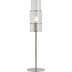 Stolní lampa ve stříbrné barvě (výška 50 cm) Tubo – Markslöjd