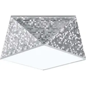 Stropní svítidlo ve stříbrné barvě 25x25 cm Koma – Nice Lamps