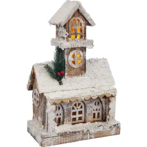 Světelná dekorace Unimasa Casa Nevada, výška 34 cm