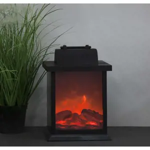 Produkt Světelná LED dekorace s imitací plamene Star Trading Fireplace, šířka 15 cm