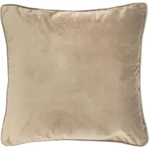 Produkt Světle béžový polštář Tiseco Home Studio Velvety, 45 x 45 cm