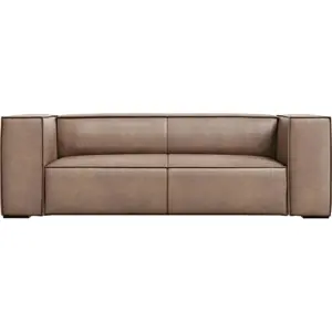Produkt Světle hnědá kožená pohovka 212 cm Madame – Windsor & Co Sofas