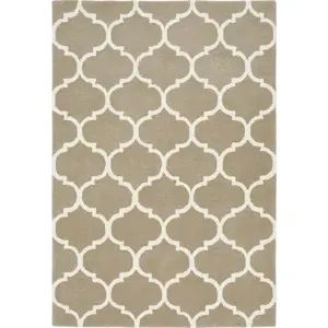 Produkt Světle hnědý ručně tkaný vlněný koberec 120x170 cm Albany – Asiatic Carpets