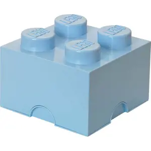 Světle modrý úložný box čtverec LEGO®