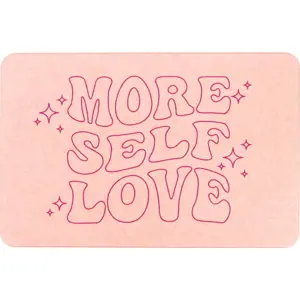 Produkt Světle růžová koupelnová předložka z křemeliny 39x60 cm More Self Love – Artsy Doormats