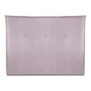 Světle růžové čelo postele 140x120 cm Monica – Milo Casa