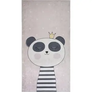 Světle růžový dětský koberec 100x160 cm Princess Panda – Vitaus