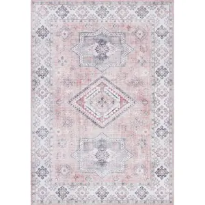 Světle růžový koberec Nouristan Gratia, 120 x 160 cm