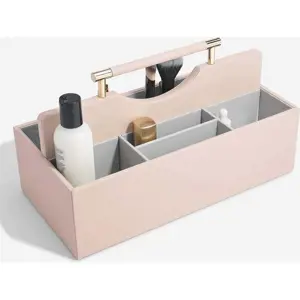 Produkt Světle růžový koupelnový organizér na kosmetiku Supersize – Stackers