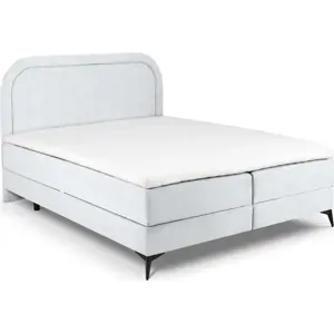 Produkt Světle šedá boxspring postel s úložným prostorem 160x200 cm Eclipse – Cosmopolitan Design