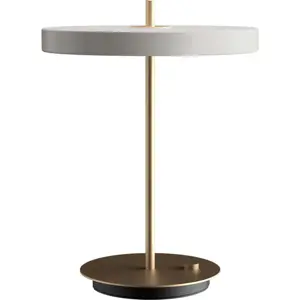 Produkt Světle šedá LED stmívatelná stolní lampa s kovovým stínidlem (výška 41,5 cm) Asteria Table – UMAGE