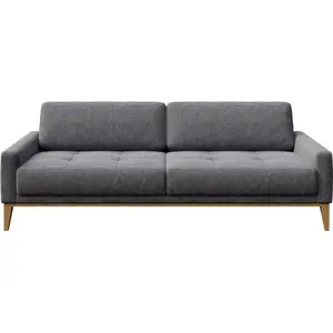 Produkt Světle šedá pohovka MESONICA Musso Tufted, 210 cm