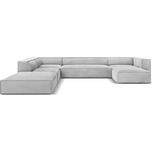 Světle šedá rohová pohovka (levý roh) Madame – Windsor & Co Sofas