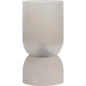 Světle šedá stolní lampa (výška 27,5 cm) Phoebe – Light & Living