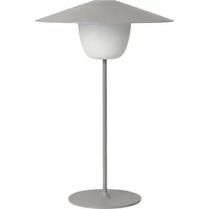 Světle šedá střední led lampa Blomus Ani Lamp