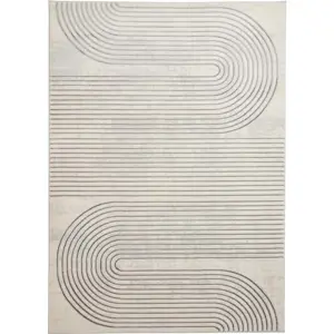 Světle šedo-krémový koberec 80x150 cm Apollo – Think Rugs