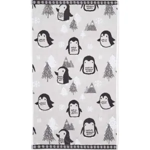 Produkt Světle šedý bavlněný ručník 50x85 cm Cosy Penguin – Catherine Lansfield