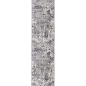 Světle šedý běhoun 80x300 cm Cocktail Wonderlust – Flair Rugs