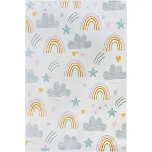 Světle šedý dětský koberec 120x170 cm Rainbow – Hanse Home