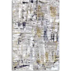 Světle šedý koberec 120x160 cm Malard Anthracite Gold – Elle Decoration