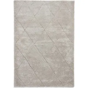 Světle šedý koberec 120x170 cm Ideal Shaggy – Think Rugs