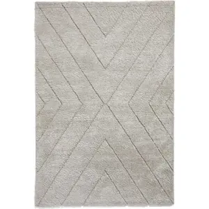 Světle šedý koberec 200x290 cm Ideal Shaggy – Think Rugs