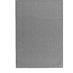 Produkt Světle šedý koberec z PVC 140x200 cm Geo Silver – Casa Selección