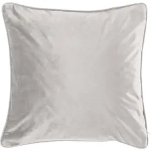 Produkt Světle šedý polštář Tiseco Home Studio Velvety, 45 x 45 cm