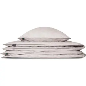 Produkt Světle šedý povlak na peřinu na jednolůžko z egyptské bavlny 155x200 cm Perla – WeLoveBeds