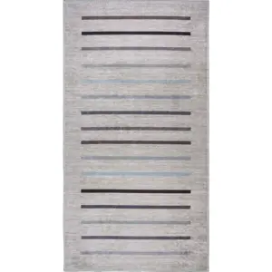 Produkt Světle šedý pratelný koberec 50x80 cm – Vitaus