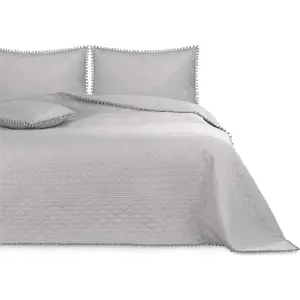 Produkt Světle šedý přehoz na postel AmeliaHome Meadore, 170 x 270 cm