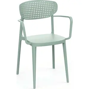 Produkt Světle zelená plastová zahradní židle Aire – Rojaplast