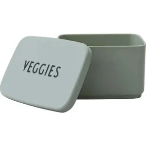 Produkt Světle zelený svačinový box Design Letters Veggies, 8,2 x 6,8 cm