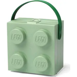 Produkt Světle zelený úložný box s rukojetí LEGO®