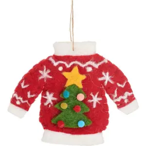 Produkt Textilní vánoční ozdoba Christmas Jumper – Sass & Belle