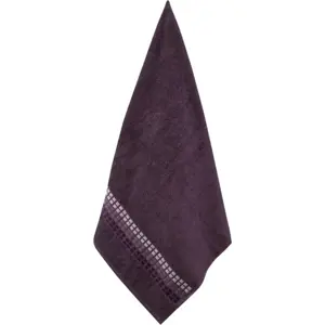 Produkt Tmavě fialový bavlněný ručník 50x100 cm Darwin – My House