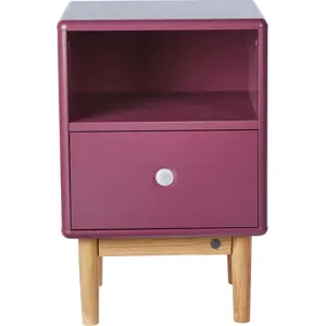 Tmavě fialový noční stolek Color Box – Tom Tailor