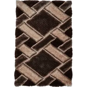 Tmavě hnědý ručně tkaný koberec 120x170 cm Noble House – Think Rugs