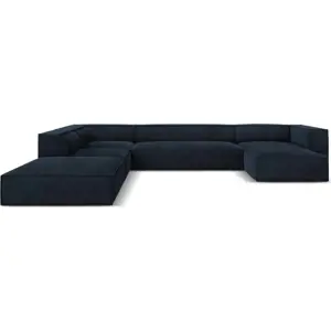 Tmavě modrá rohová pohovka (levý roh) Madame – Windsor & Co Sofas