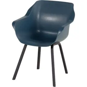 Produkt Tmavě modré plastové zahradní židle v sadě 2 ks Sophie Element – Hartman